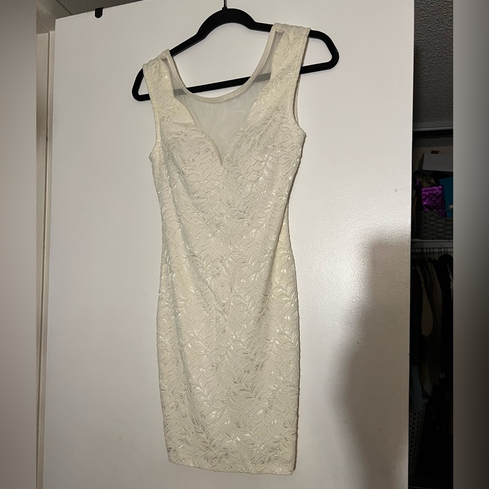 Foreign Exchange White Ivory Bride Dress Medium